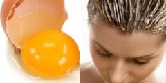 البيض لعلاج جفاف الشعر