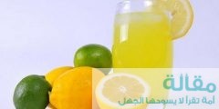 أضرار عصير الليمون